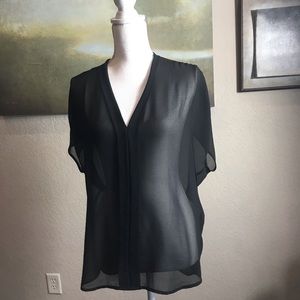 Victoria’s Secret sheer blouse black size S